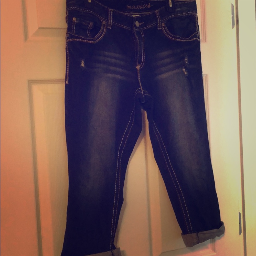 Denim Capris